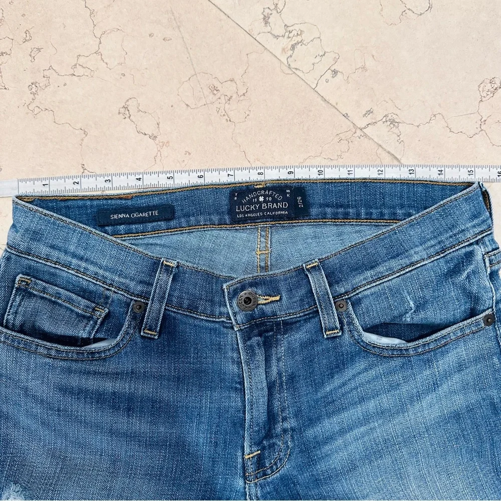Lucky Brand Sienna Cigarette Jeans size 2/26 EUC - Picture 11 of 14
